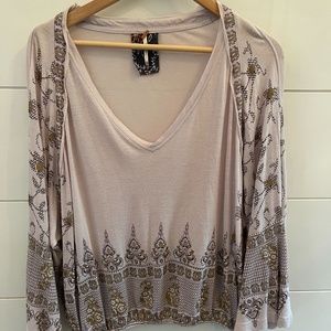 Free People flow blouse